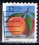 Stamps United States -  Scott  2487 Melocoton (12)