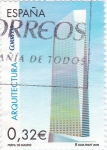 Stamps Spain -  arquitectura-perfil de madrid