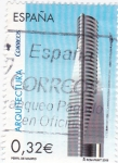 Stamps Spain -  arquitectura-perfil de madrid