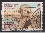 Stamps Spain -  Edifil  2536  Defensa Naval de Tenerife. Siglo XVIII.  