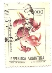 Stamps : America : Argentina :  Flores