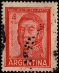 Stamps Argentina -  General Jose de San Martin