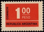 Sellos de America - Argentina -  Cifra