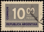 Stamps Argentina -  Cifra