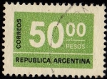 Stamps Argentina -  Cifra