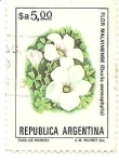 Stamps Argentina -  Flores