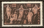 Stamps Greece -  Adrómeda de Euripides.(teatro)
