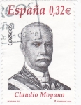Stamps Spain -  personaje- Claudio Moyano