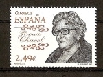 Stamps : Europe : Spain :  Personajes - Rosa Chacel.