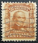 Stamps United States -  webster