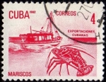Stamps Cuba -  Exportaciones Cubanas.- MARISCOS