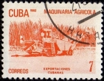 Sellos de America - Cuba -  Exportaciones Cubanas.- MAQUINARIA AGRICOLA