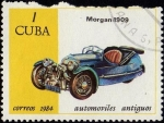 Sellos de America - Cuba -  Automoviles Antiguos.- Morgan 1909