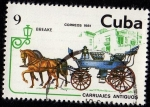 Sellos del Mundo : America : Cuba : Carruajes Antiguos .- BREAKE