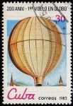 Stamps Cuba -  200 ANIV.- 1º VUELO EN GLOBO
