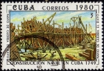 Stamps Cuba -  CONSTRUCCIÓN NAVAL EN CUBA.-1749