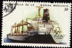 Stamps Cuba -  Desarrollo de la Marina Mercante.- XIII Congreso.- LA HABANA