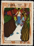 Stamps Cuba -  80 ANIV. DEL NACIMIENTO DE HO CHI MINH