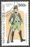 Stamps Togo -  Uniforme militar