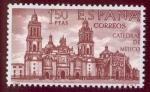 Sellos del Mundo : Europa : Espa�a : 1970 Forjadores de America. Mejico. Catedral - Edifil:1997