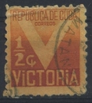 Sellos de America - Cuba -  V de Victoria