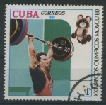 Stamps Cuba -  XII Juegos Olímpicos Moscú 80