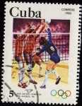 Stamps Cuba -  XXIII Juegos Olimpicos.- Los Angeles' 84