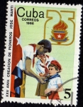 Stamps Cuba -  XXV Aniv. Creación de Pioneros Jose Marti
