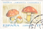 Stamps Spain -  micología- (amanita caesarea)