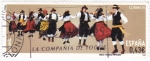 Stamps Spain -  bailes y danzas populares-la rueda