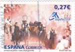 Stamps Spain -  entrada de toros y caballos en segorbe