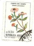 Stamps : America : Argentina :  Flores