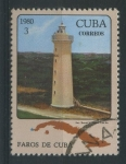 Sellos de America - Cuba -  Faros - 