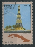 Sellos de America - Cuba -  Faros - Cayo Jutías