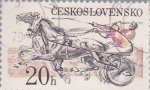Stamps Czechoslovakia -  caballos