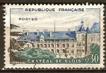 Stamps France -  Castillo de Blois.