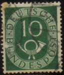 Stamps : Europe : Germany :  cornet postal