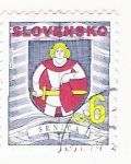 Stamps Slovakia -  Arms of Senica
