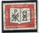 Stamps : Europe : Germany :  150 aniversario de museo de la biblia