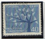 Sellos de Europa - Alemania -  Europa - CEPT 1962