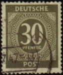 Stamps Germany -  cifras