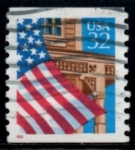 Sellos de America - Estados Unidos -  Scott  2913 Bandera (4)