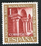 Stamps Spain -  1366-  VII Exposición del Consejo de Europa. Claustro del Monasterio de Silos.