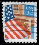 Sellos de America - Estados Unidos -  Scott  2914 Bandera (4)