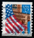 Sellos de America - Estados Unidos -  Scott  2915 Bandera (7)