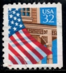 Stamps United States -  Scott  2916 Bandera (4)