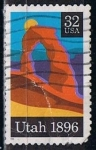 Sellos de America - Estados Unidos -  Scott  3024 Utah Statehood