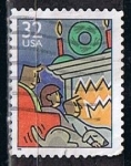 Sellos de America - Estados Unidos -  Scott  3108 Navida Familia en el Hogar (3)