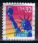 Stamps United States -  Scott  3122 Estatua de la Livertad (11)
