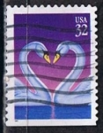 Stamps United States -  Scott  3123 Cisnes (2)